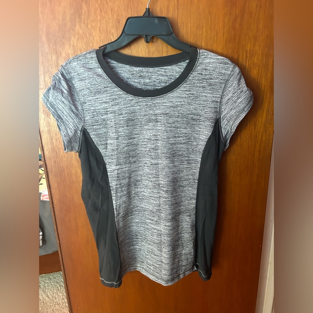 Lululemon top, size either 4-6, two different shades of gray